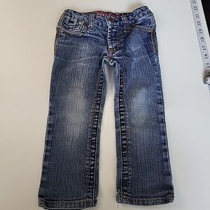 FREESTYLE Revolution Girl Toddler 2T Toddler Denim JEANS Adjustable Waist